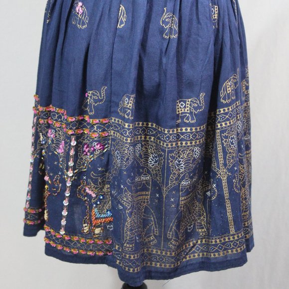 Wei Peng Boho Embellished Skirt - Picture 5 of 6